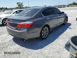 2014 Honda Accord Sport with VIN 1HGCR2F58EA100903, listed as a Copart auction lot 53704235 with 140,591 mi miles and Salvage Title. Bid and sale history available at DreamBid. Image 3.