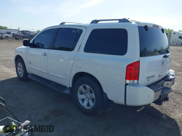 2005 Nissan Armada SE z VIN 5N1AA08B75N731103, wystawiony jako IAAI lot #42213623 z przebiegiem 161 968 mil mil oraz . Historia ofert i sprzedaży dostępna na DreamBid. Obrazek 3.
