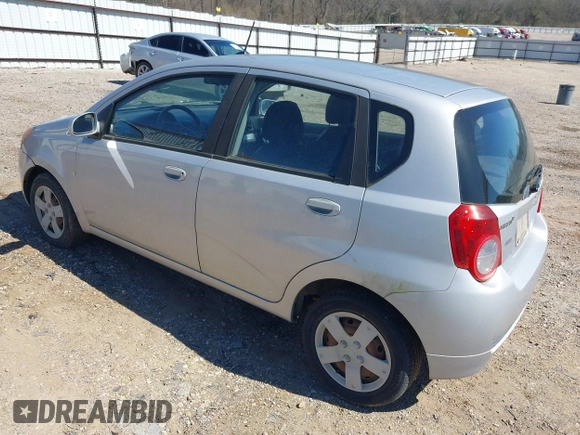 2009 Chevrolet Aveo 1LT with VIN KL1TD66E19B651119, listed as a IAAI auction lot 41648261 with 132,456 mi miles and . Bid and sale history available at DreamBid. Image 3.