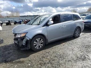 2017 Honda Odyssey EX z VIN 5FNRL5H48HB019038, wystawiony jako Copart lot #49167555 z przebiegiem 50 681 mil mil oraz Szkoda całkowita • Salvage title. Historia ofert i sprzedaży dostępna na DreamBid. Obrazek 1.