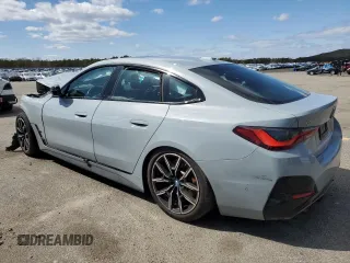 2023 BMW i4 M50 z VIN WBY33AW03PFR42535, wystawiony jako Copart lot #51499445 z przebiegiem 15 248 mil mil oraz Szkoda całkowita • Salvage title. Historia ofert i sprzedaży dostępna na DreamBid. Obrazek 2.