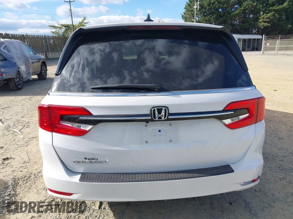 2024 Honda Odyssey EX-L with VIN 5FNRL6H65RB007535, listed as a IAAI auction lot 40602982 with 6,097 mi miles and . Bid and sale history available at DreamBid. Image 16.