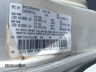 2002 Dodge Grand Caravan with VIN 1B8GP34362B607166, listed as a IAAI auction lot 41670588 with 179,879 mi miles and . Bid and sale history available at DreamBid. Image 9.