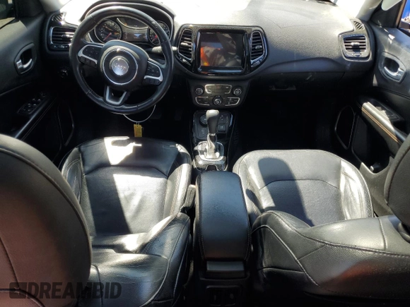 2018 Jeep Compass Limited with VIN 3C4NJDCBXJT114406, listed as a Copart auction lot 55061375 with 101,858 mi miles and Salvage title. Bid and sale history available at DreamBid. Image 8.