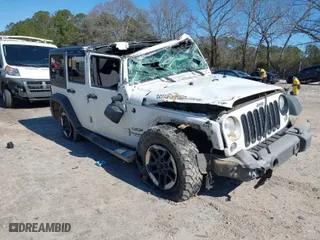 2017 Jeep Wrangler Unlimited Sport with VIN 1C4BJWDG7HL520402, listed as a IAAI auction lot 41730109 with 152,478 mi miles. Bid and sale history available at carsss.com. Image 1.