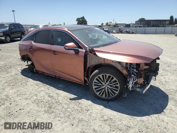 2024 Lexus RX with VIN JTJCJMGA3R2013422, listed as a Copart auction lot 56324644 with 8,884 mi miles and Salvage Title. Bid and sale history available at carsss.com. Image 4.