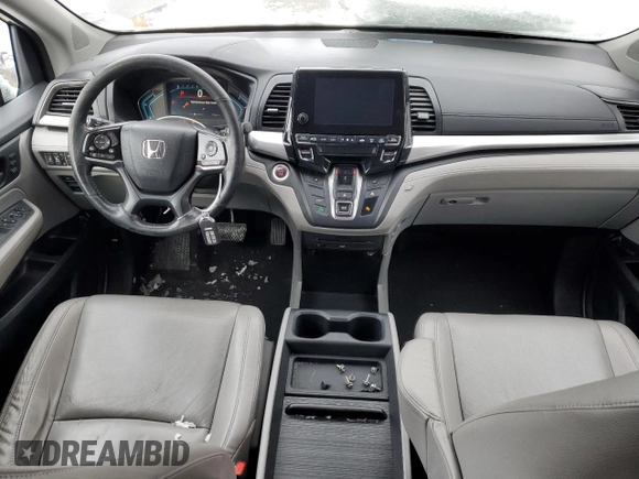 2018 Honda Odyssey EX-L z VIN 5FNRL6H66JB502556, wystawiony jako Copart lot #81995684 z przebiegiem 199 440 mil mil oraz Nie do naprawy • Non repairable. Historia ofert i sprzedaży dostępna na DreamBid. Obrazek 8.