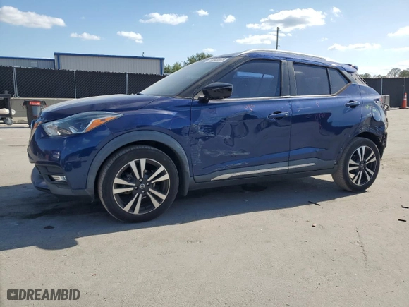 2018 Nissan Kicks SV with VIN 3N1CP5CU8JL518577, listed as a Copart auction lot 53845585 with 71,025 mi miles and Salvage Title. Bid and sale history available at carsss.com. Image 1.