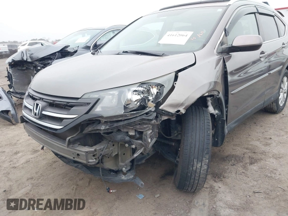 2013 Honda CR-V EX-L with VIN 5J6RM4H73DL067842, listed as a IAAI auction lot 41612064 with 184,109 mi miles. Bid and sale history available at carsss.com. Image 6.