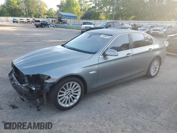2011 BMW 5 Series 535i with VIN WBAFR7C53BC600560, listed as a Copart auction lot 52389725 with 149,160 mi miles and Salvage Title. Bid and sale history available at carsss.com. Image 1.