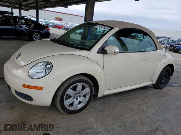 2007 Volkswagen Beetle with VIN 3VWRG31Y47M409230, listed as a Copart auction lot 47407585 with 190,944 mi miles and Clean title. Bid and sale history available at DreamBid. Image 1.