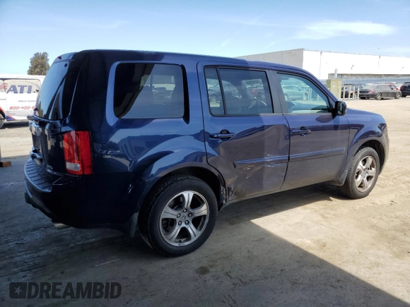 2014 Honda Pilot EX-L with VIN 5FNYF4H5XEB035856, listed as a Copart auction lot 54093365 with 91,393 mi miles and Clean Title. Bid and sale history available at carsss.com. Image 3.