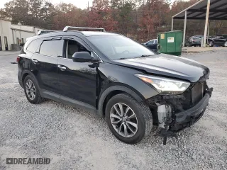 2019 Hyundai Santa Fe XL SE with VIN KM8SM4HF1KU299745, listed as a Copart auction lot 82123234 with 128,543 mi miles and Salvage Title. Bid and sale history available at carsss.com. Image 4.