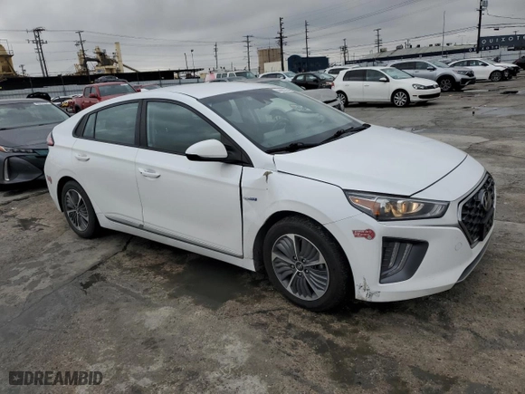 2020 Hyundai Ioniq Plug-In Hybrid SE with VIN KMHC65LD2LU214181, listed as a Copart auction lot 44080285 with NaN miles and Salvage Title. Bid and sale history available at carsss.com. Image 4.