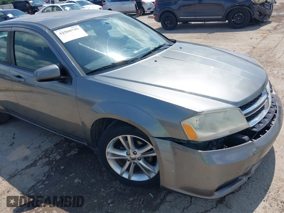 2012 Dodge Avenger SXT with VIN 1C3CDZCB9CN212328, listed as a IAAI auction lot 42360745 with 189,311 mi miles and . Bid and sale history available at DreamBid. Image 17.