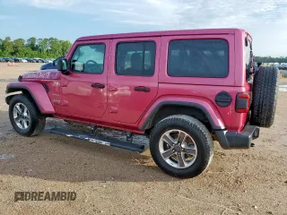 2022 Jeep Wrangler Unlimited Sahara z VIN 1C4HJXEN0NW106045, wystawiony jako Copart lot #61257055 z przebiegiem 104 937 mil mil oraz Szkoda całkowita • Salvage title. Historia ofert i sprzedaży dostępna na DreamBid. Obrazek 2.