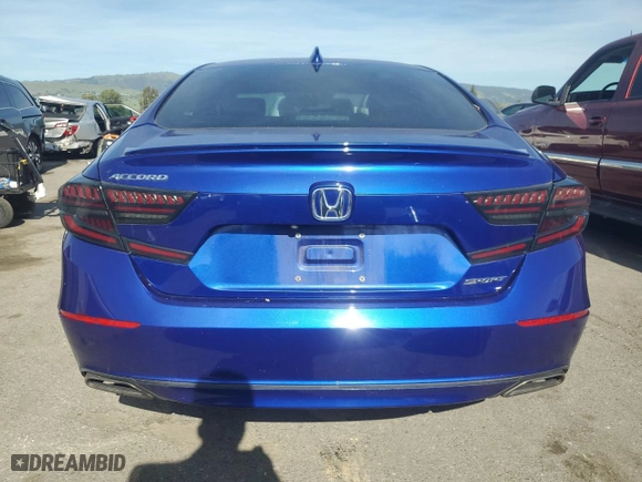 2018 Honda Accord Sedan Sport 1.5T with VIN 1HGCV1F36JA140721, listed as a Copart auction lot 48481665 with 49,577 mi miles and Clean Title. Bid and sale history available at carsss.com. Image 6.