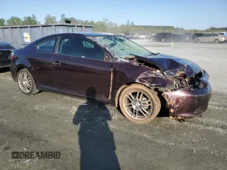 2008 Scion tC Spec with VIN JTKDE167780224285, listed as a Copart auction lot 52392335 with 200,244 mi miles and Salvage Title. Bid and sale history available at carsss.com. Image 4.