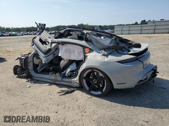 2024 Porsche Taycan 4S with VIN WP0AB2Y12RSA35554, listed as a Copart auction lot 69271334 with Not provided miles and Salvage title. Bid and sale history available at DreamBid. Image 2.