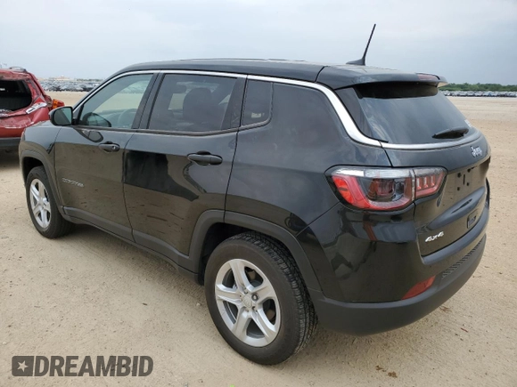 2023 Jeep Compass Sport with VIN 3C4NJDANXPT509952, listed as a Copart auction lot 53967145 with 10,571 mi miles and Clean title. Bid and sale history available at DreamBid. Image 2.