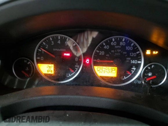 2008 Nissan Pathfinder SE z VIN 5N1AR18B28C612762, wystawiony jako Copart lot #81195524 z przebiegiem 298 406 mil mil oraz Nie do naprawy • Non repairable. Historia ofert i sprzedaży dostępna na DreamBid. Obrazek 9.