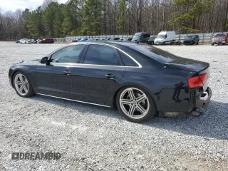 2013 Audi A8 3.0L с VIN WAUAGAFDXDN003929, выставлен на аукционе Copart как лот 44928465 с пробегом 186 921 миль миль и Списание • Salvage title. История ставок и продаж доступна на DreamBid. Изображение 2.