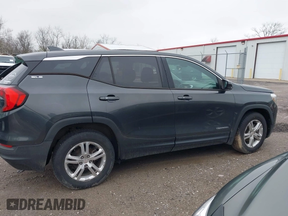 2018 GMC Terrain SLE with VIN 3GKALMEV9JL164802, listed as a IAAI auction lot 42002855 with 132,586 mi miles and . Bid and sale history available at carsss.com. Image 13.