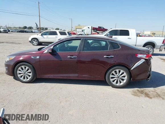 2017 Kia Optima LX with VIN 5XXGT4L33HG129749, listed as a IAAI auction lot 40360996 with 174,803 mi miles. Bid and sale history available at carsss.com. Image 14.