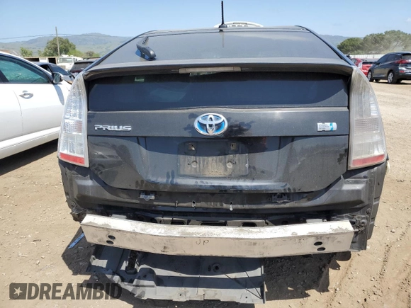 2010 Toyota Prius II with VIN JTDKN3DU3A0212322, listed as a Copart auction lot 54436215 with 340,904 mi miles and Salvage Title. Bid and sale history available at DreamBid. Image 6.