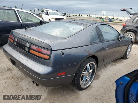 1993 Nissan 300ZX с VIN JN1RZ24H8PX535266, выставлен на аукционе Copart как лот 76107494 с пробегом 132 209 миль миль и Списание • Salvage title. История ставок и продаж доступна на DreamBid. Изображение 3.