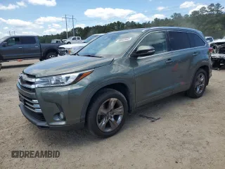 2018 Toyota Highlander Limited с VIN 5TDDZRFH7JS841952, выставлен на аукционе Copart как лот 56663945 с пробегом 50 489 миль миль и Списание • Salvage title. История ставок и продаж доступна на DreamBid. Изображение 1.