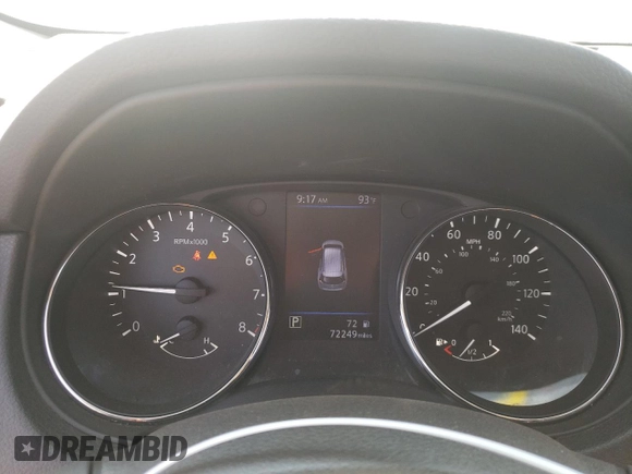2019 Nissan Rogue SL with VIN 5N1AT2MV7KC789192, listed as a Copart auction lot 58906904 with 72,249 mi miles and Salvage Title. Bid and sale history available at carsss.com. Image 9.