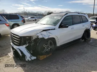 2025 Mercedes-Benz GLS 450 z VIN 4JGFF5KE0SB272999, wystawiony jako Copart lot #49589825 z przebiegiem 10 943 mil mil oraz Szkoda całkowita • Salvage title. Historia ofert i sprzedaży dostępna na DreamBid. Obrazek 1.