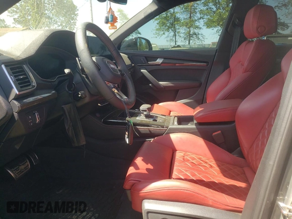 2022 Audi SQ5 Premium Plus with VIN WA1B4AFY4N2030995, listed as a Copart auction lot 52509873 with 19,207 mi miles and . Bid and sale history available at DreamBid. Image 7.