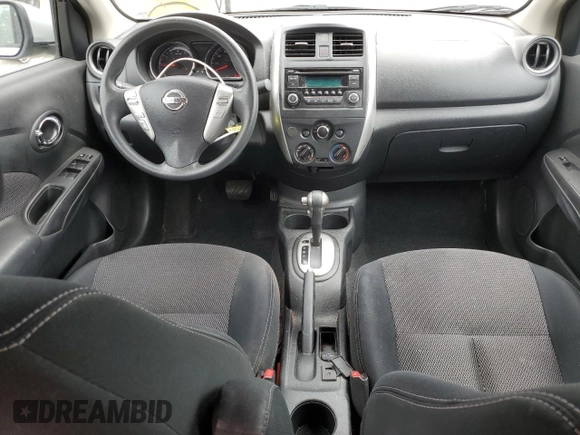 2015 Nissan Versa SV with VIN 3N1CN7APXFL852437, listed as a Copart auction lot 55702425 with 100,021 mi miles and Salvage title. Bid and sale history available at DreamBid. Image 8.