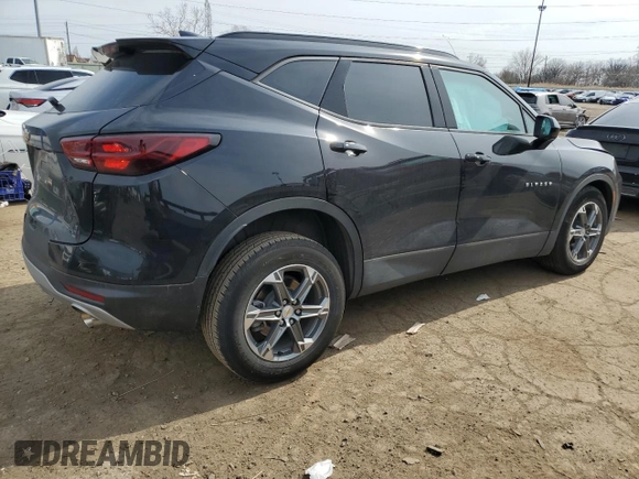 2023 Chevrolet Blazer LT z VIN 3GNKBCR49PS235324, wystawiony jako Copart lot #53820025 z przebiegiem 14 528 mil mil oraz Nie do naprawy • Non repairable. Historia ofert i sprzedaży dostępna na DreamBid. Obrazek 3.