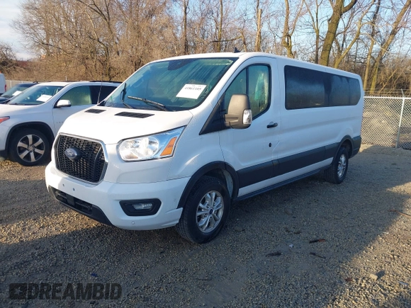 2021 Ford Transit Passenger XL with VIN 1FBAX2Y81MKA14882, listed as a IAAI auction lot 41861105 with 71,457 mi miles. Bid and sale history available at carsss.com. Image 18.