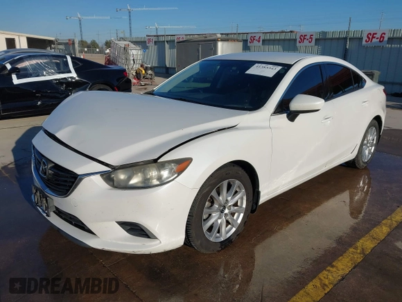 2015 Mazda 6 i Sport with VIN JM1GJ1U53F1196218, listed as a IAAI auction lot 41385343 with 133,508 mi miles. Bid and sale history available at carsss.com. Image 2.