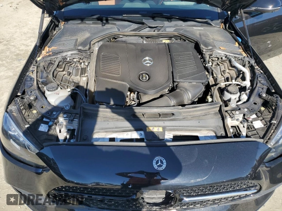 2023 Mercedes-Benz C 300 with VIN W1KAF4GB7PR145520, listed as a Copart auction lot 42082655 with 37,008 mi miles and Salvage title. Bid and sale history available at DreamBid. Image 11.
