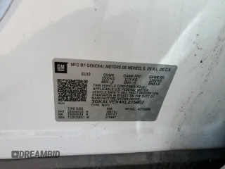 2019 GMC Terrain SLT with VIN 3GKALVEX4KL275802, listed as a Copart auction lot 49688205 with 53,450 mi miles and Clean Title. Bid and sale history available at carsss.com. Image 13.