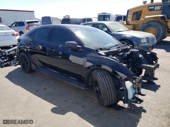 2021 Honda Civic Type R Touring with VIN SHHFK8G79MU202783, listed as a Copart auction lot 70023424 with 0 mi miles and Non Repairable. Bid and sale history available at carsss.com. Image 4.