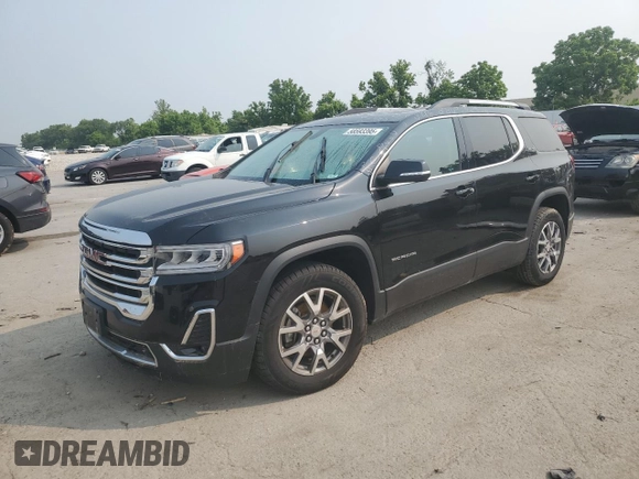 2020 GMC Acadia SLT with VIN 1GKKNULSXLZ234083, listed as a Copart auction lot 58593395 with Not provided miles and Salvage title. Bid and sale history available at DreamBid. Image 1.