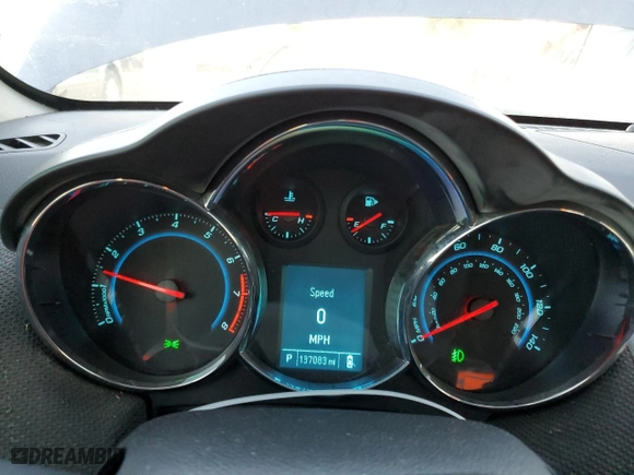 2012 Chevrolet Cruze LTZ with VIN 1G1PH5SC7C7193201, listed as a Copart auction lot 83405314 with 137,083 mi miles and Clean Title. Bid and sale history available at carsss.com. Image 9.