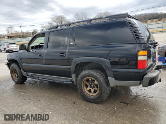 2005 Chevrolet Suburban Z71 with VIN 3GNFK16ZX5G111116, listed as a Copart auction lot 48506385 with 302,617 mi miles and Salvage title. Bid and sale history available at DreamBid. Image 2.