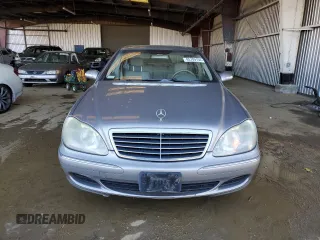 2004 Mercedes-Benz S-Class 4.3L with VIN WDBNG70JX4A392518, listed as a Copart auction lot 85789154 with 156,840 mi miles and Clean Title. Bid and sale history available at carsss.com. Image 5.