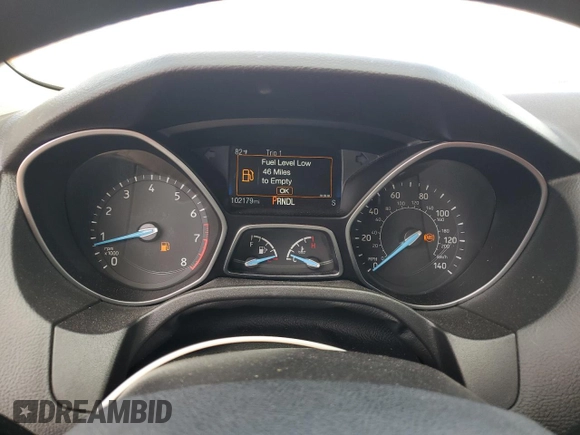 2017 Ford Focus SE with VIN 1FADP3F28HL299535, listed as a Copart auction lot 56958885 with 102,179 mi miles and Clean title. Bid and sale history available at DreamBid. Image 9.