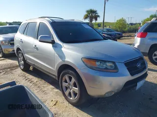 2007 Hyundai Santa Fe SE with VIN 5NMSH13E77H054369, listed as a IAAI auction lot 42868207 with 165,088 mi miles and . Bid and sale history available at DreamBid. Image 1.