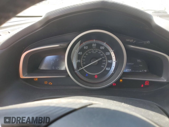 2015 Mazda 3 i Grand Touring z VIN 3MZBM1M72FM145070, wystawiony jako Copart lot #58419525 z przebiegiem 61 255 mil mil oraz Szkoda całkowita • Salvage title. Historia ofert i sprzedaży dostępna na DreamBid. Obrazek 9.