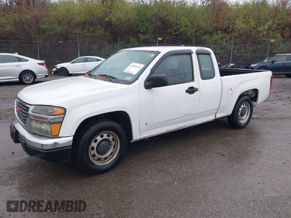 2008 GMC Canyon SLE1 with VIN 1GTCS199X88199845, listed as a IAAI auction lot 40950472 with 165,340 mi miles. Bid and sale history available at carsss.com. Image 2.