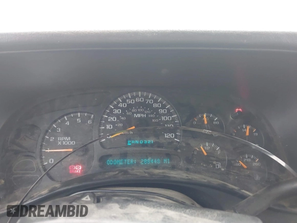 2003 Chevrolet Silverado 1500 LS with VIN 2GCEK19V031356560, listed as a IAAI auction lot 41675112 with 288,448 mi miles. Bid and sale history available at carsss.com. Image 7.